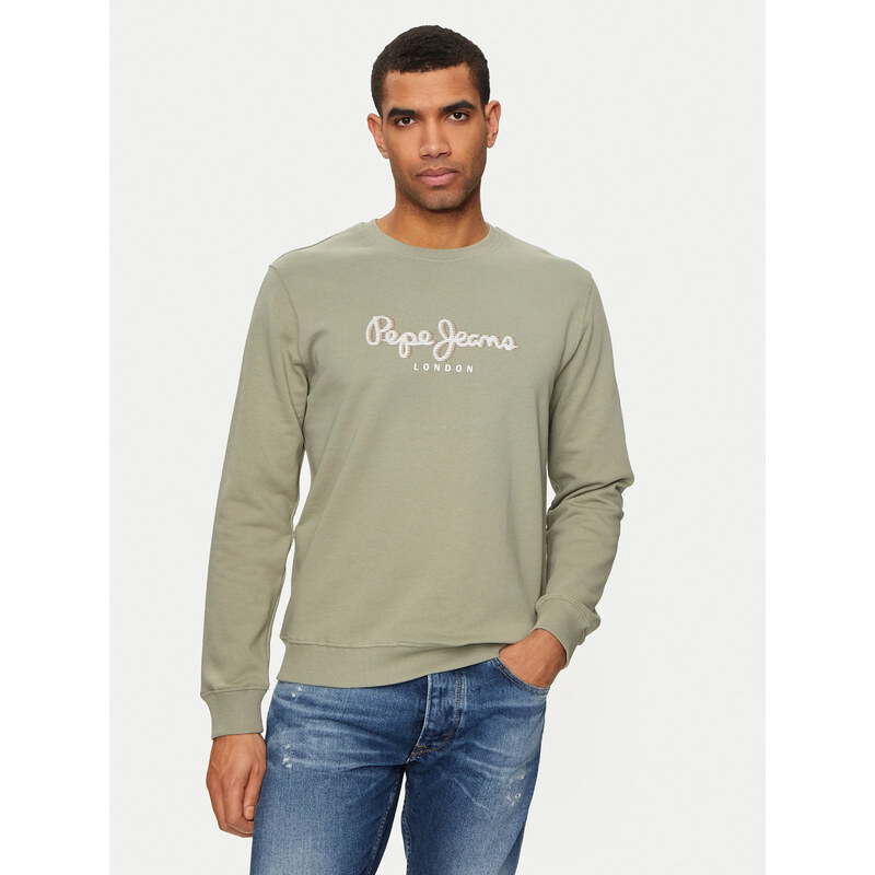Pepe Jeans pánská zelená mikina