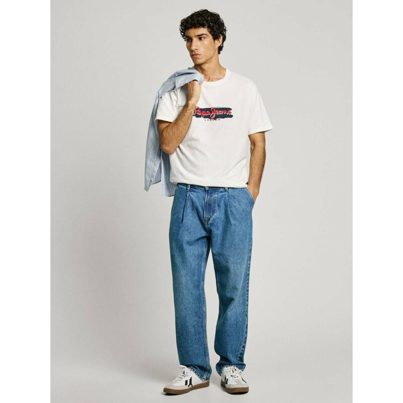 Pepe Jeans pánské bílé tričko Arsham