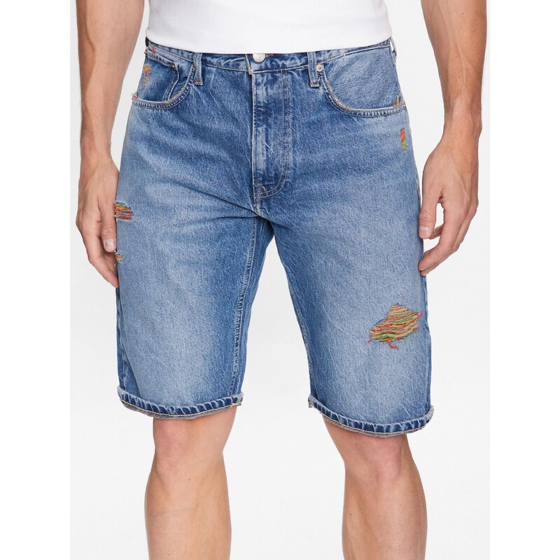 Pepe Jeans pánské modré džínové šortky
