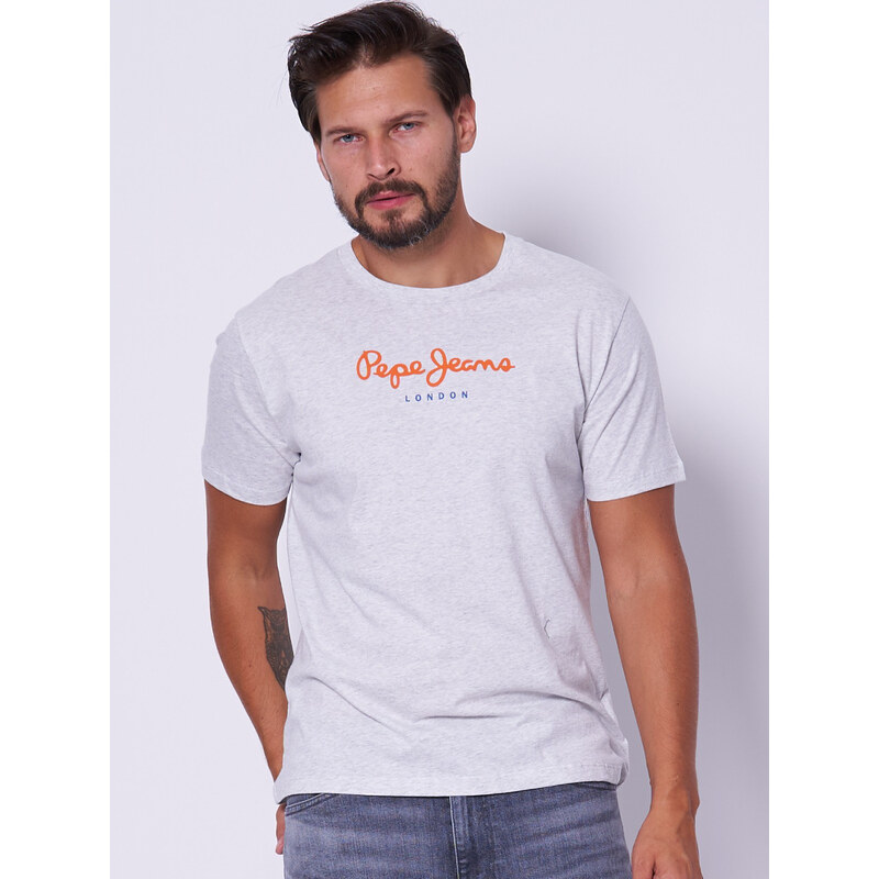 Pepe Jeans pánské šedé tričko Eggo