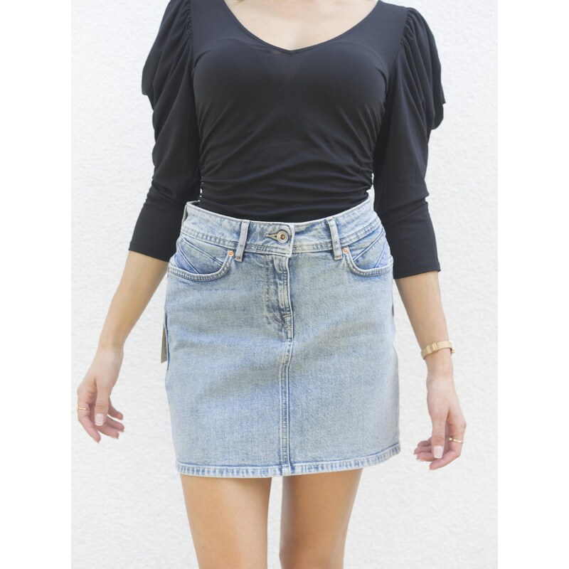 Salsa Jeans dámská modrá džínová sukně 109097576