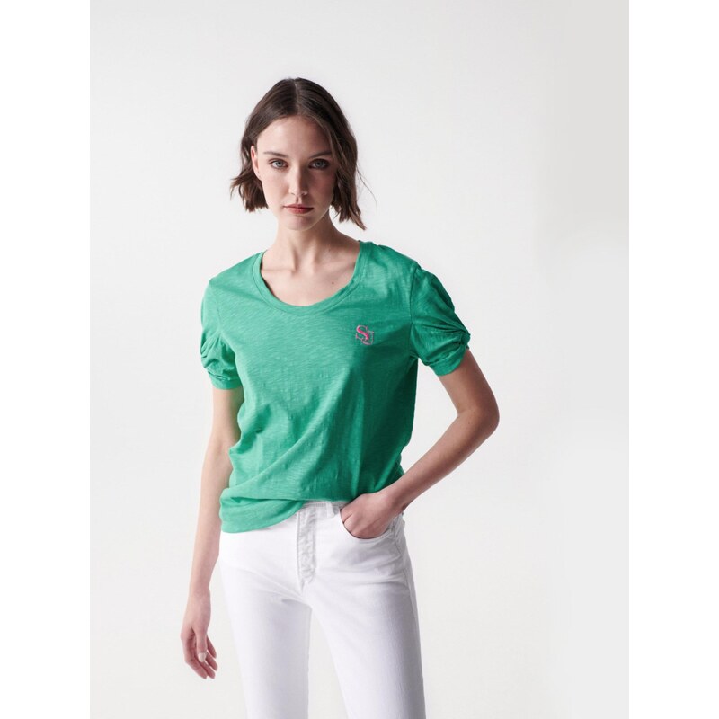 Salsa Jeans dámské zelené tričko 109097602