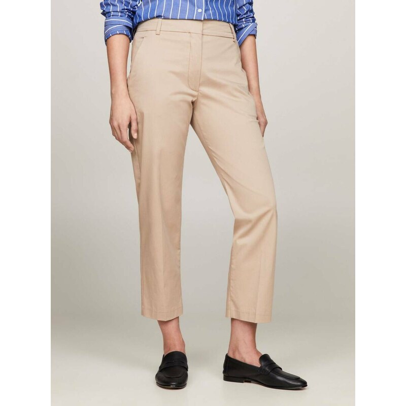 Tommy Hilfiger dámské béžové Chino kalhoty