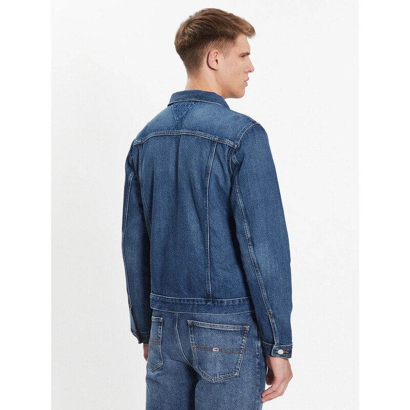 Tommy Hilfiger pánská modrá džínová bunda