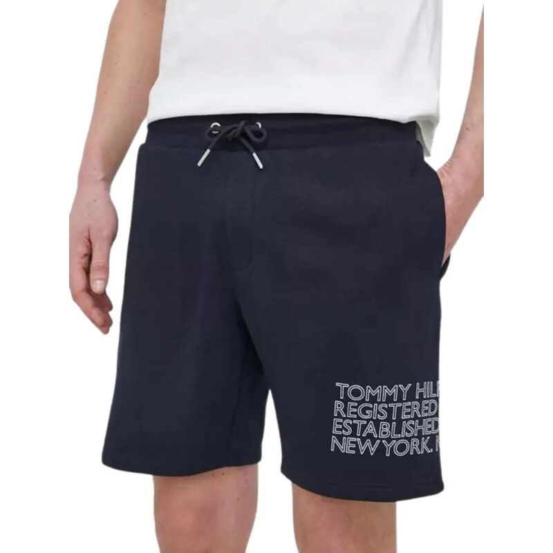 Tommy Hilfiger pánské tmavě modré šortky