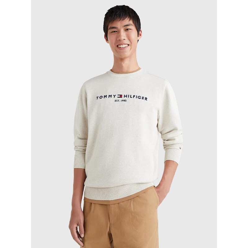 Tommy Hilfiger pánský béžový svetr