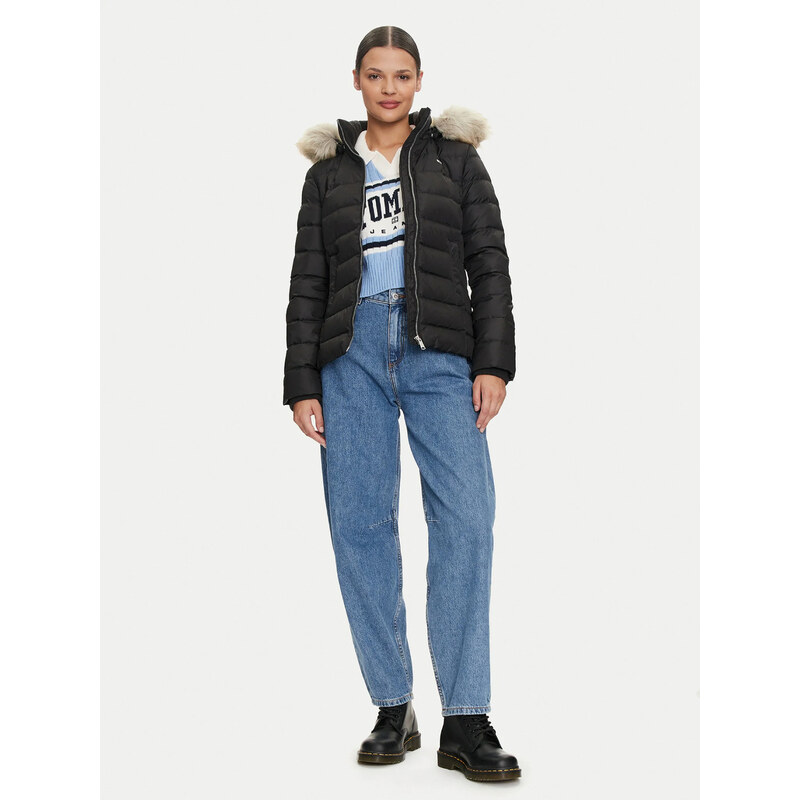 Tommy Jeans dámská černá bunda