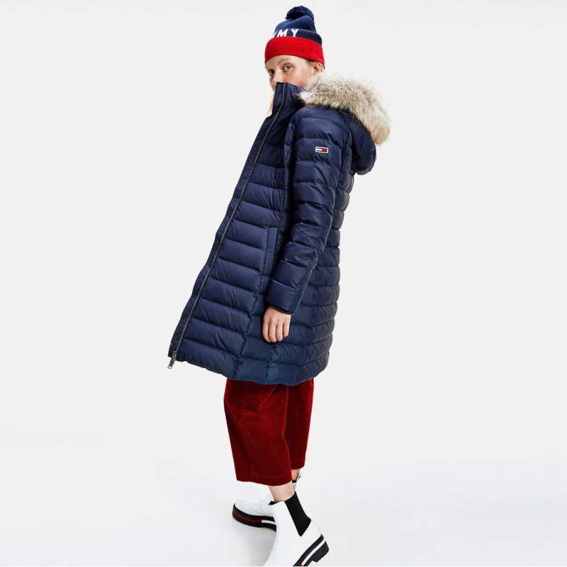 Tommy Jeans dámská tmavě modrá bunda