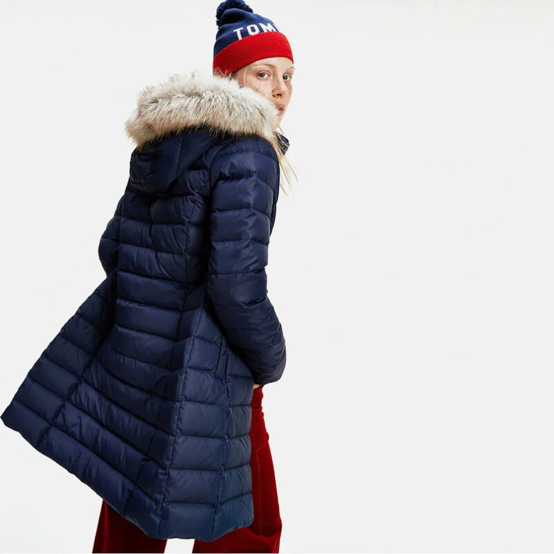 Tommy Jeans dámská tmavě modrá bunda