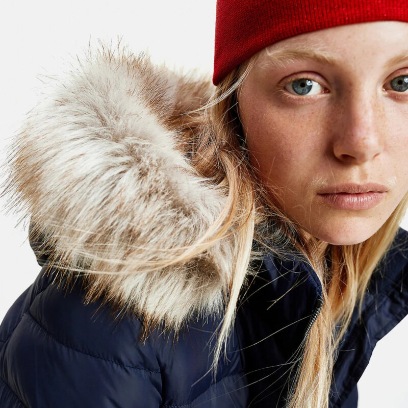 Tommy Jeans dámská tmavě modrá bunda