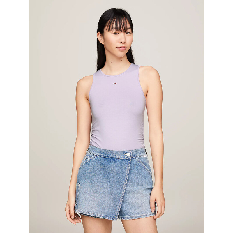 Tommy Jeans dámský fialkový top