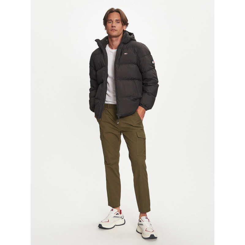 Tommy Jeans pánská černá bunda