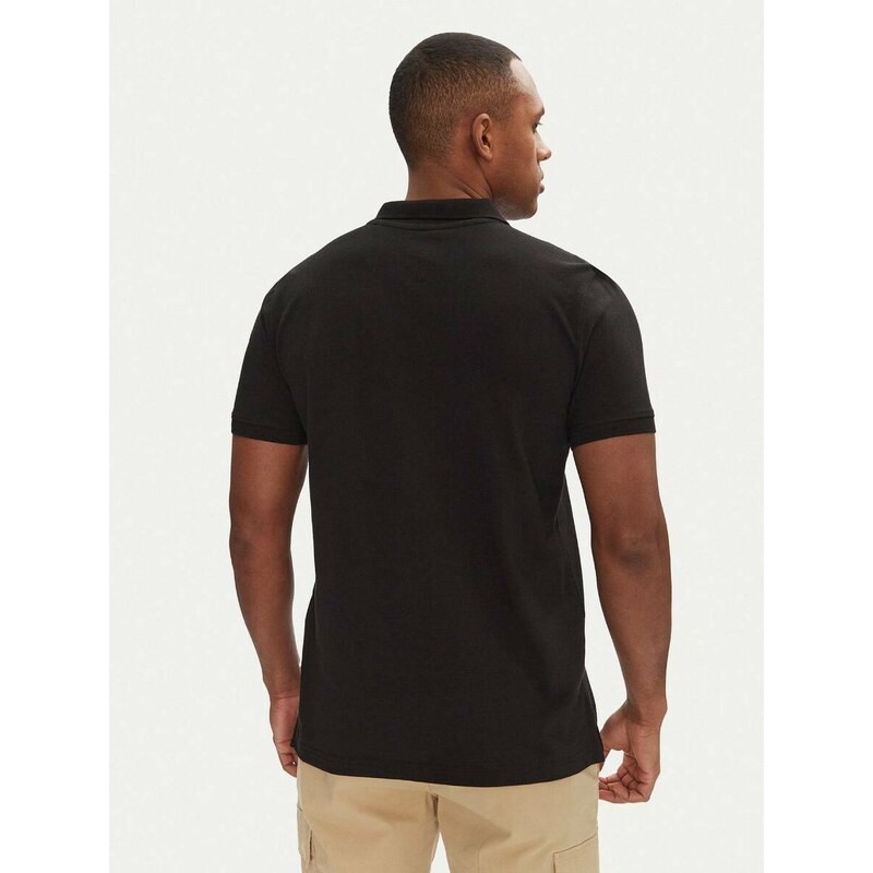 Tommy Jeans pánské černé polo tričko
