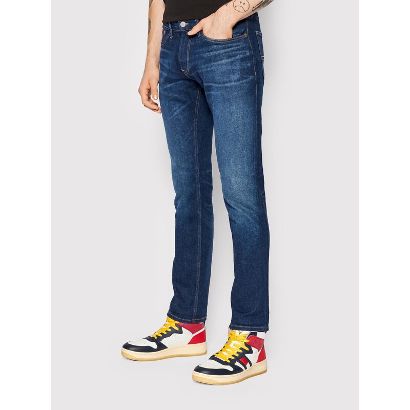 Tommy Jeans pánské modré džíny