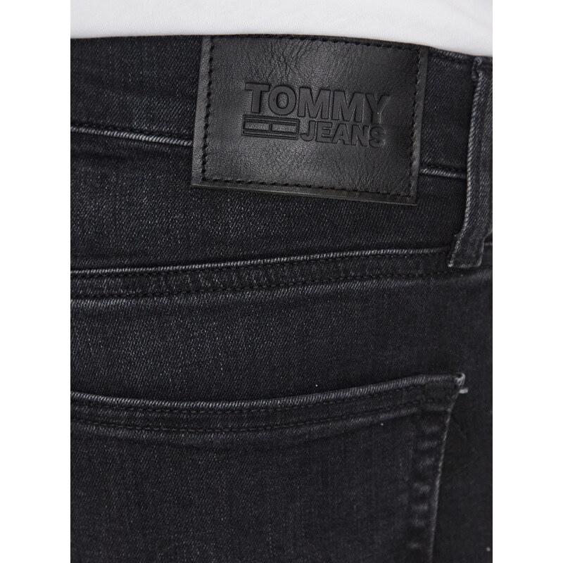 Tommy Jeans pánské černé džíny