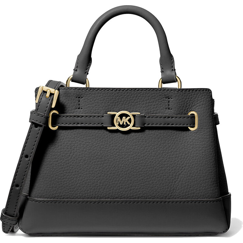Michael Kors Reed Extra-Small Pebbled Leather Satchel Black