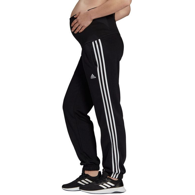 Dámské těhotenské kalhoty / tepláky Essentials W GS8614 Černá s