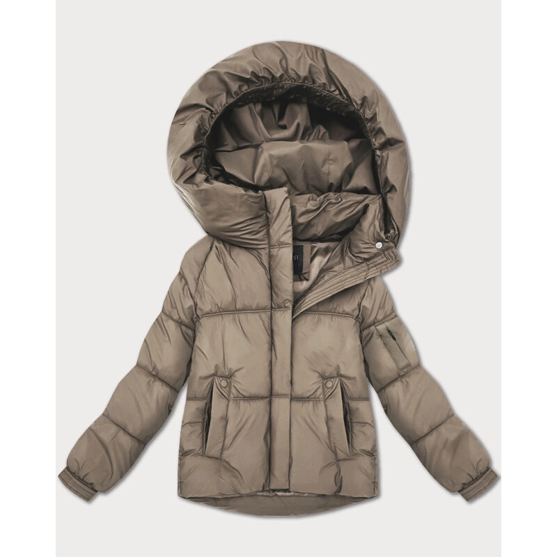 Dámská přechodná bunda oversize SWest beige (B2003-12) 109108408