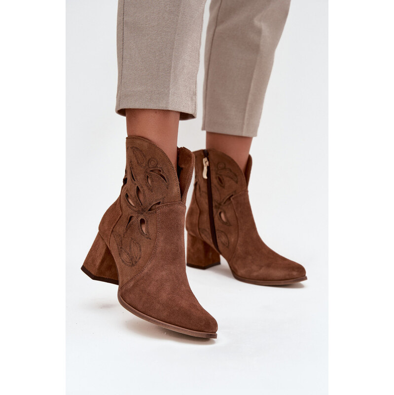 Boty na podpatku model 219132 Step in style 109108445