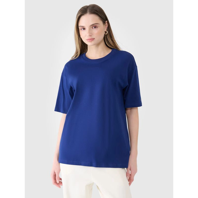 Dámské hladké tričko oversize 4F 4FRSS25TTSHF2694-31S 113508796
