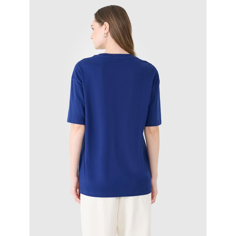 Dámské hladké tričko oversize model 21436834 - 4F