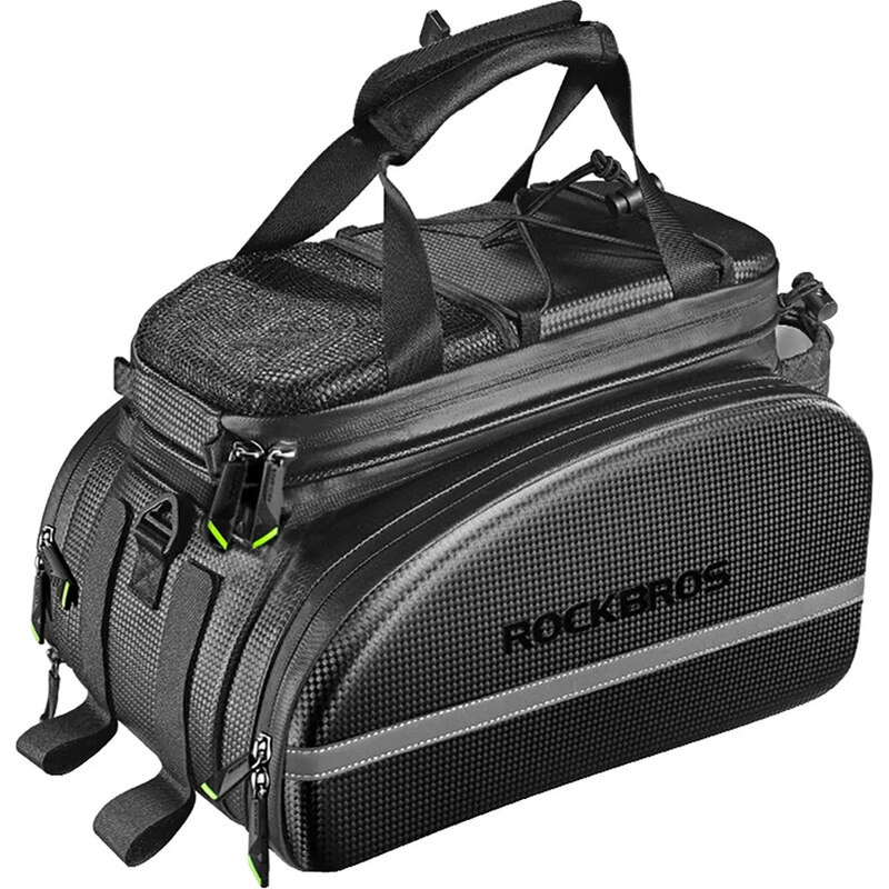 Rockbros A6-6 bicycle bag for trunk, 35 l, with fold-out pockets