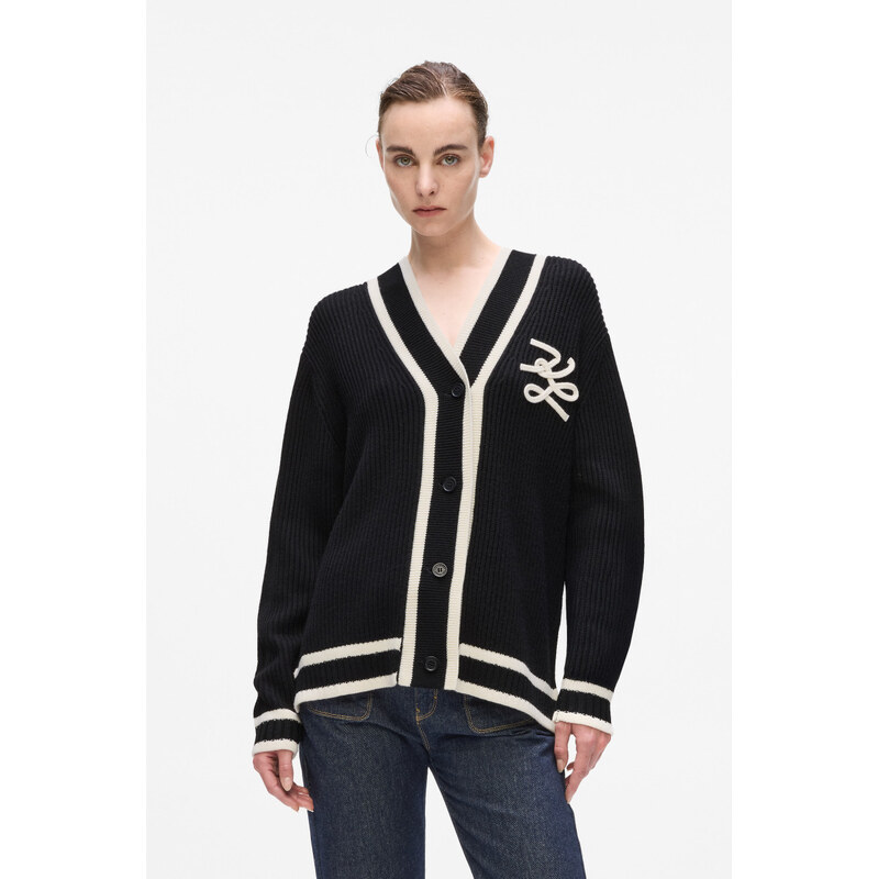 KARDIGAN KARL LAGERFELD SOUTACHE AUTOGRAPH CARDIGAN