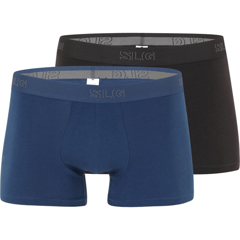 SLOGGI Boxerky tmavě modrá / šedá / černá