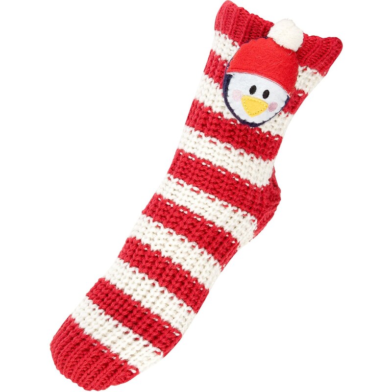 Marks and Spencer 3D Penguin Knitted Slipper Socks