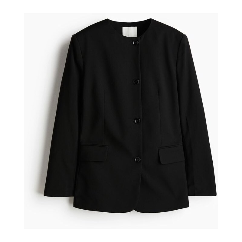 H&M - Sako bez límce - černá 109111043
