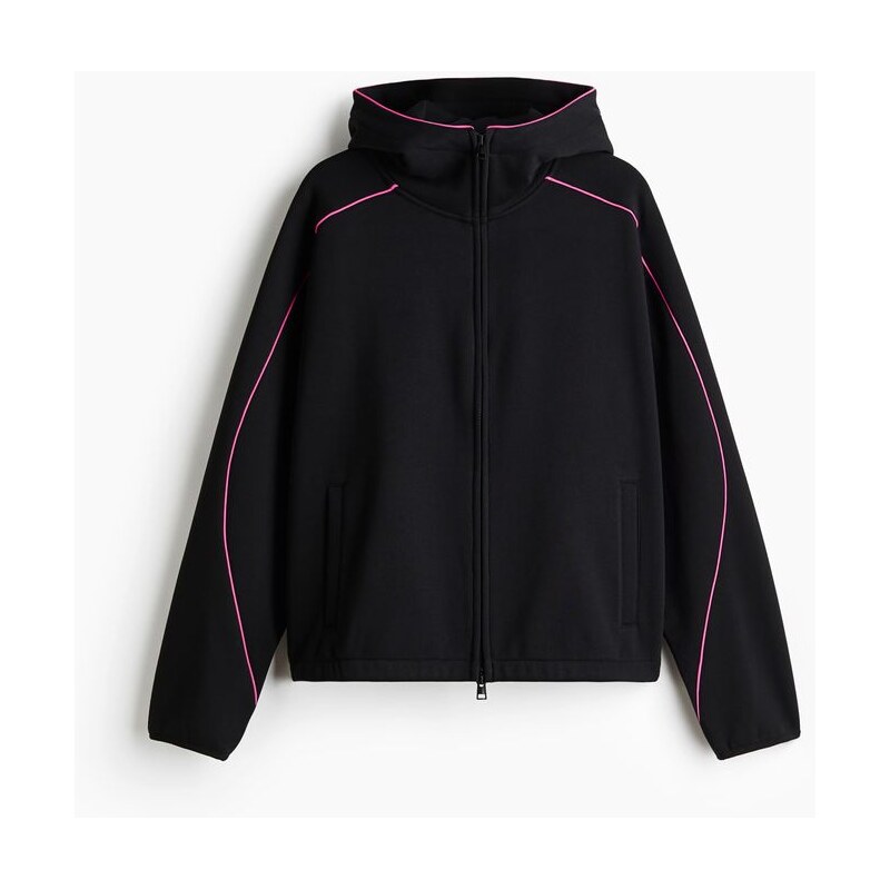 H&M - Bundas kapucí Loose Fit - Černá
