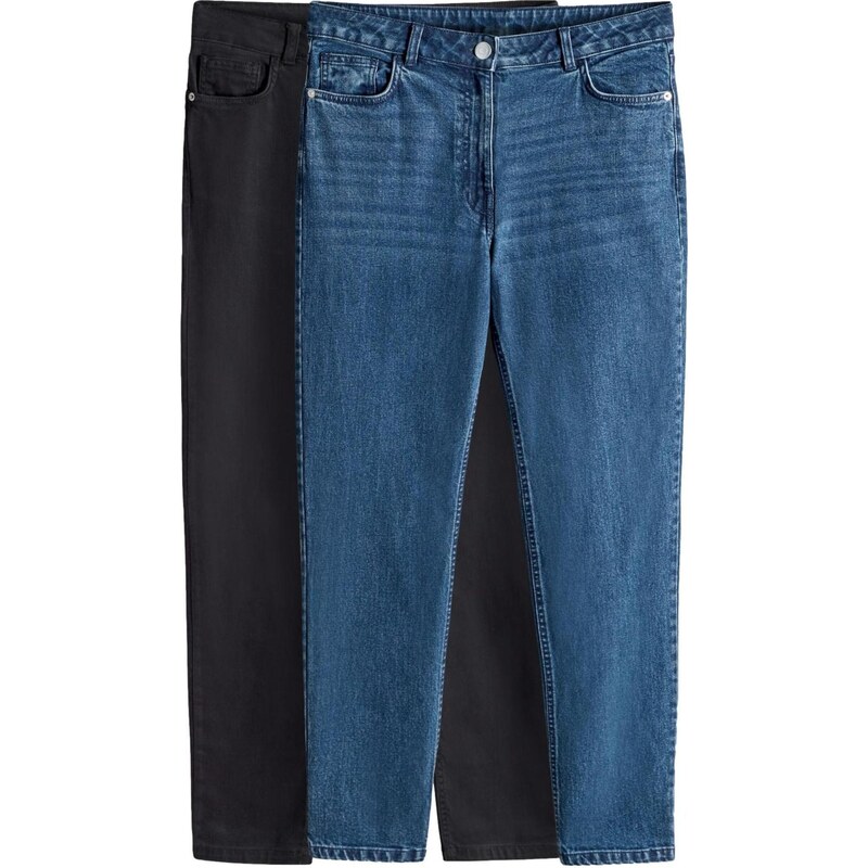 The Set Džíny modrá džínovina / černá džínovina 109111664