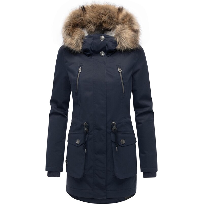 Ragwear Zimní parka Ellsa Youmodo marine modrá