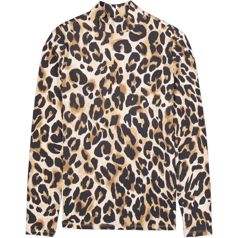 GARCIA Tričko karamelová / cappuccino / černá / offwhite 109112092
