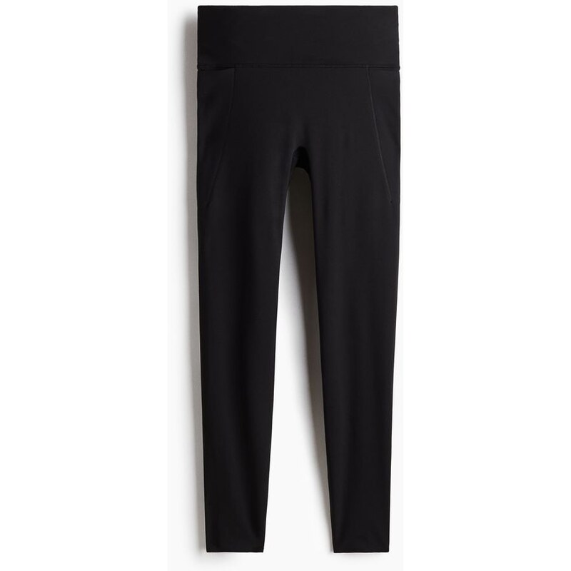 H&M - Sportovní legíny z materiálu SoftMoves kapsami - Černá