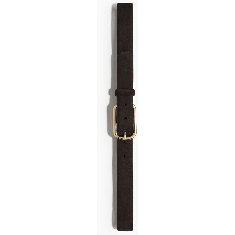H&M - Semišový pásek - hnědá 109112636