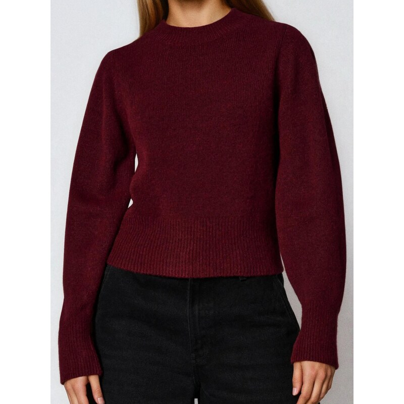 Sinsay - Svetr basic - burgundy 108473019
