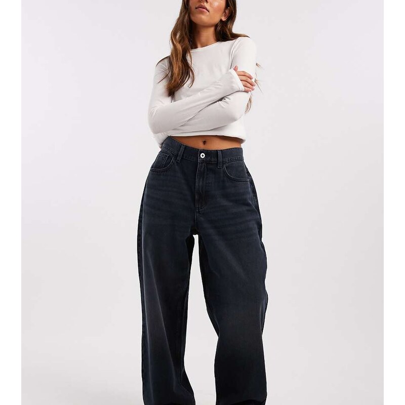 COLLUSION X001 antifit mid rise jean in dark navy