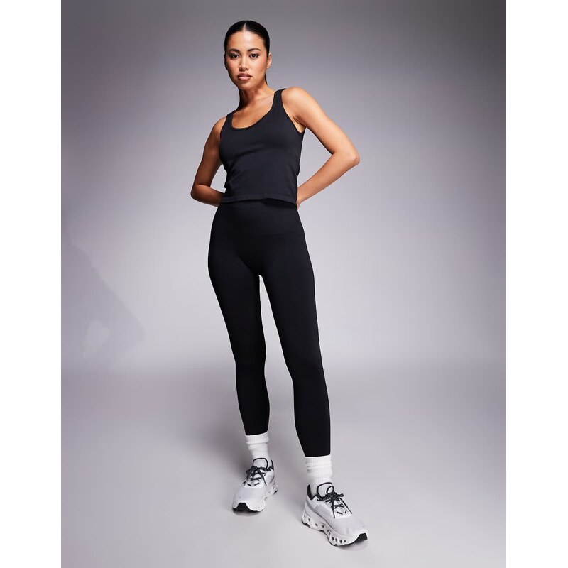 4505 seamless high waist gym leggings in black 112484541