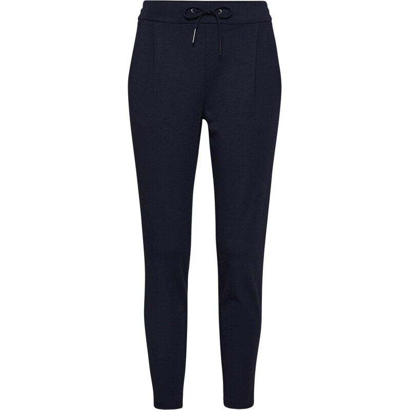 VERO MODA Kalhoty se sklady v pase Eva noční modrá