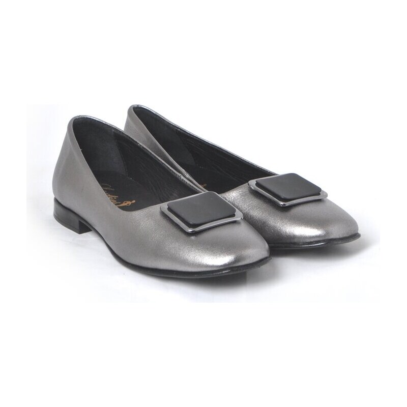 Metalické baleríny Ladies 1903-025 metalické 109372377