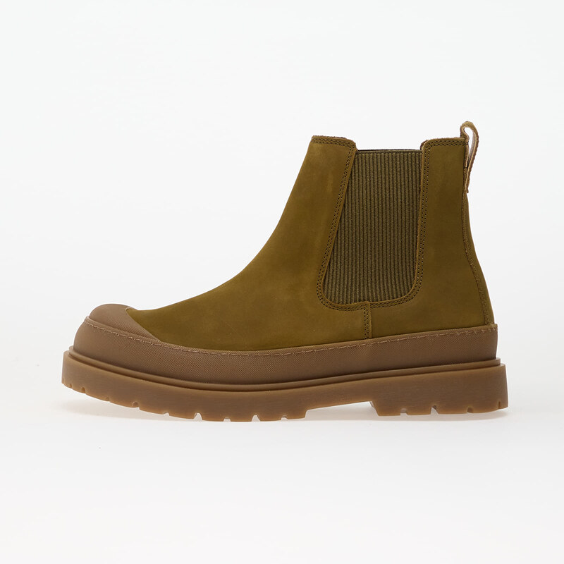 Birkenstock Prescott Slip On Natural Leather Oiled Pine Green