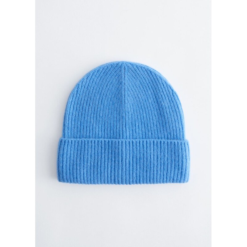 H&M - Cashmere Beanie - modrá 108509840