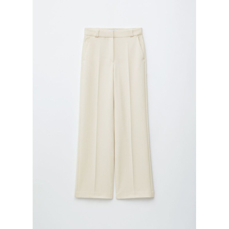 H&M - Kalhotys rovnými puky - béžová 108162812