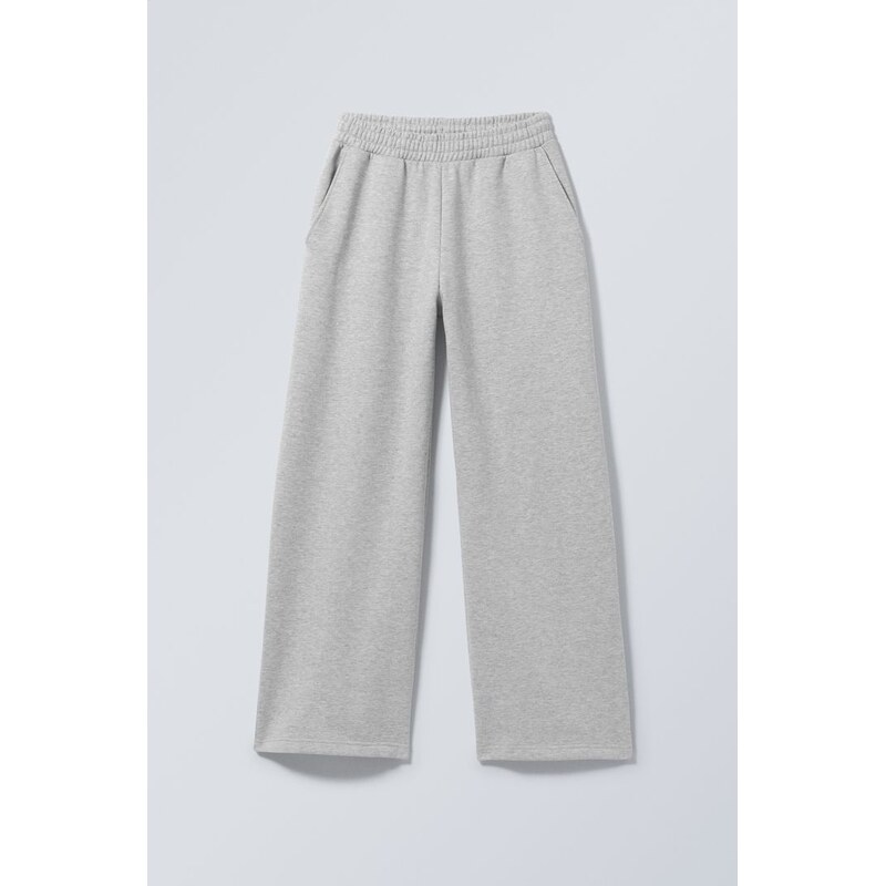 H&M - Loose Long Heavyweight Sweatpants - šedá 108131026