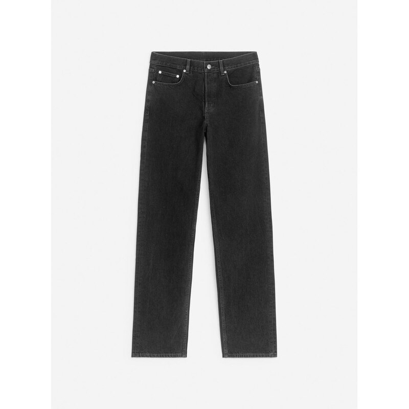 H&M - OCEAN volné rovné džíny - černá 108132816