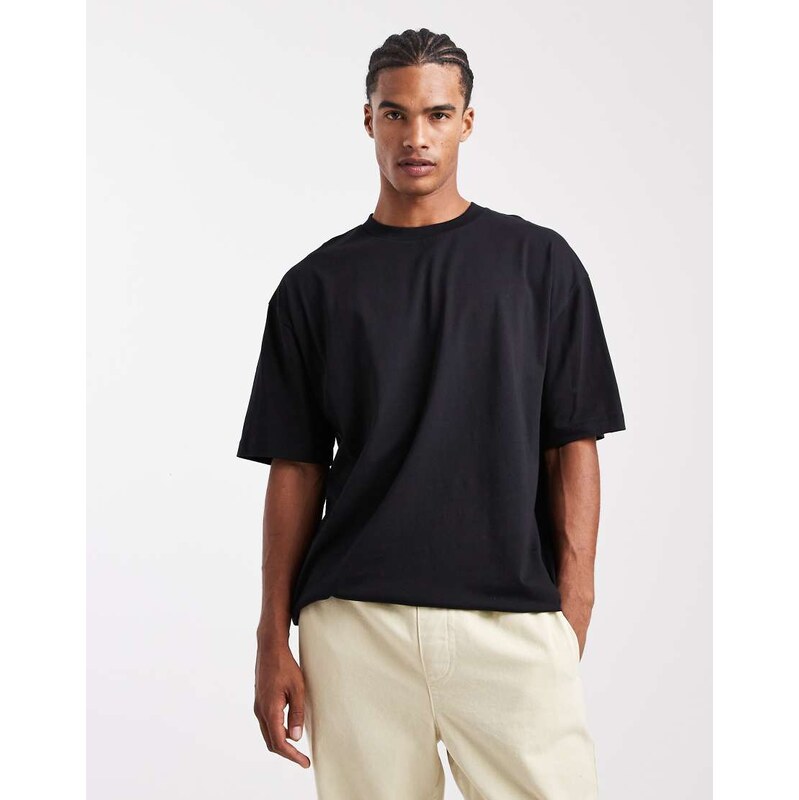 ASOS DESIGN Essentials oversized t-shirt in black