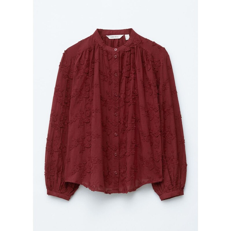 H&M - Halenkas květinovými aplikacemi - červená 108971367