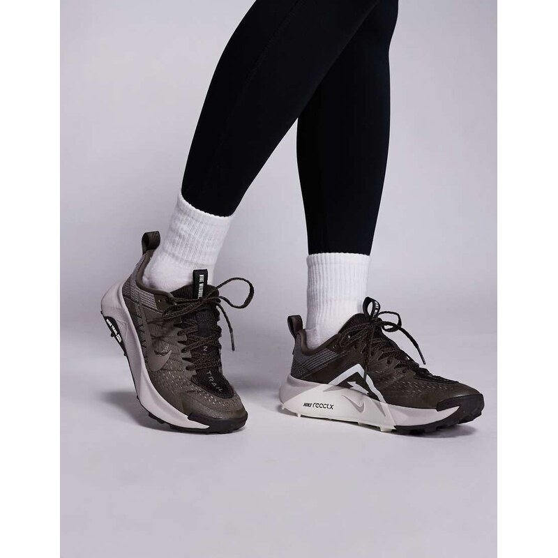 Nike Running ReactX Wildhorse 10 trainers in brown 109141349