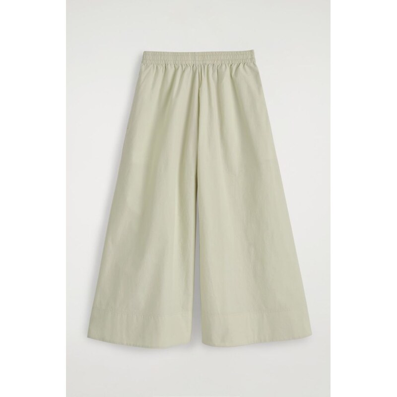 H&M - VOLUMINÓZNÍ KALHOTY CULOTTE - zelená 108129494